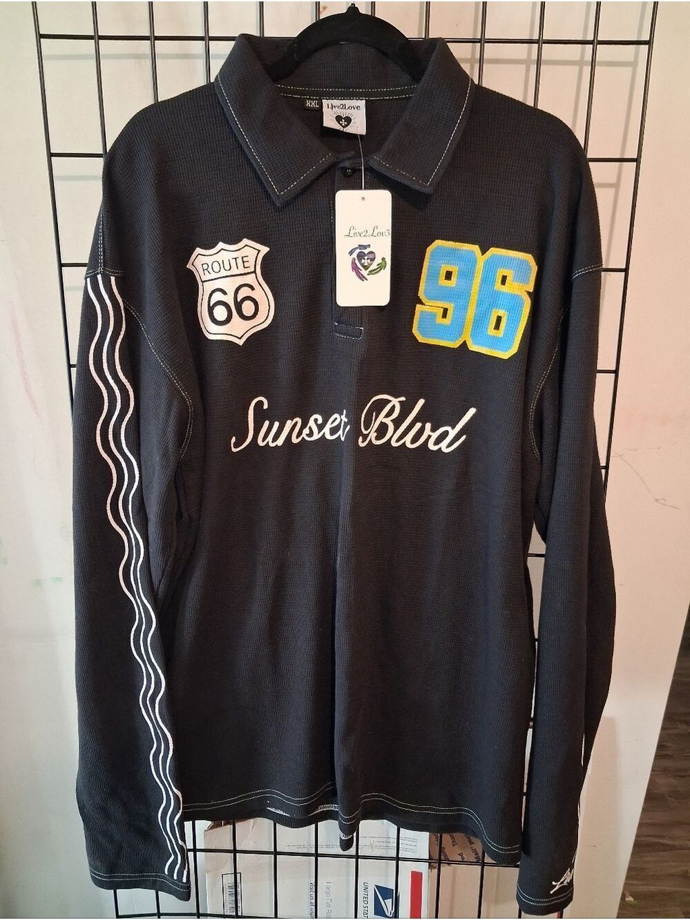 Live2Love"Sunset Blvd" Thermal Polo
